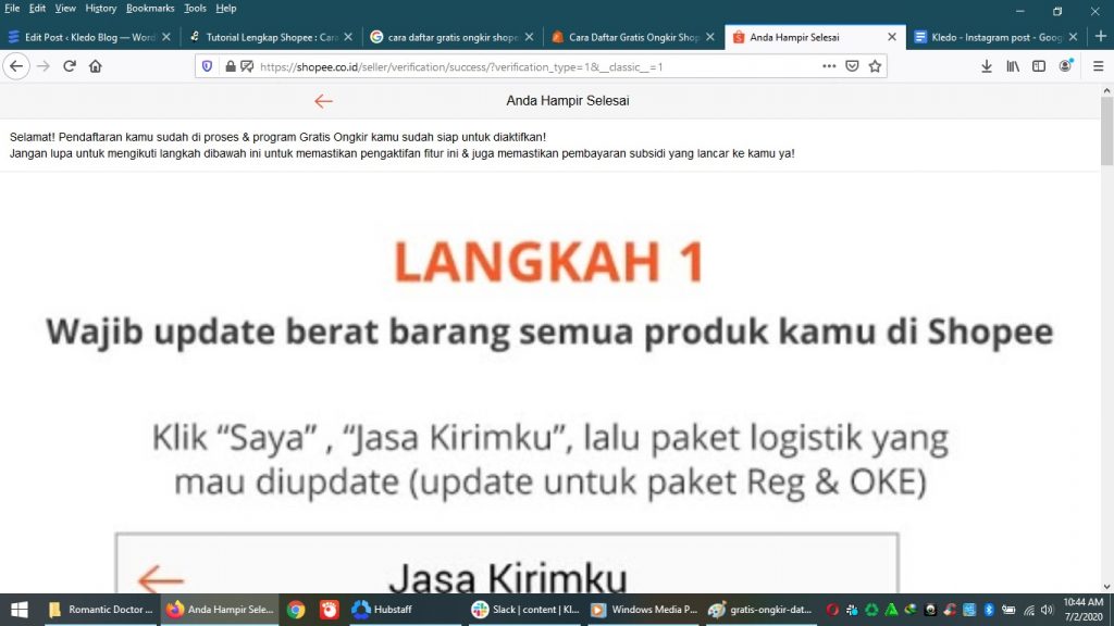 gratis ongkir shopee