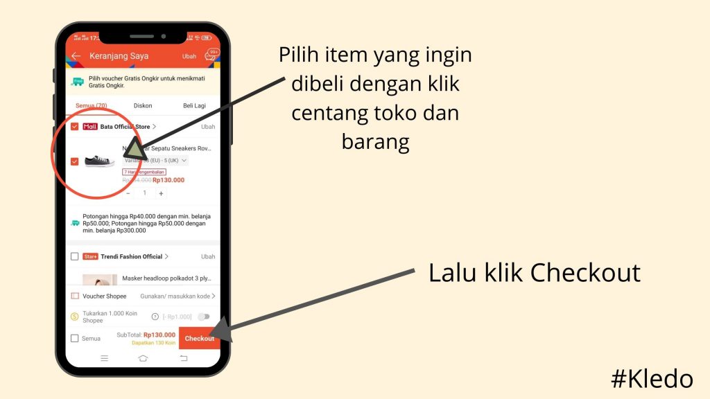 cara dropshipper shopee