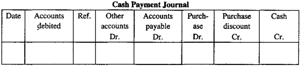 jurnal pembayaran tunai