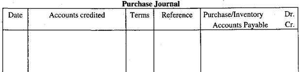 jurnal pembelian 1 kolom