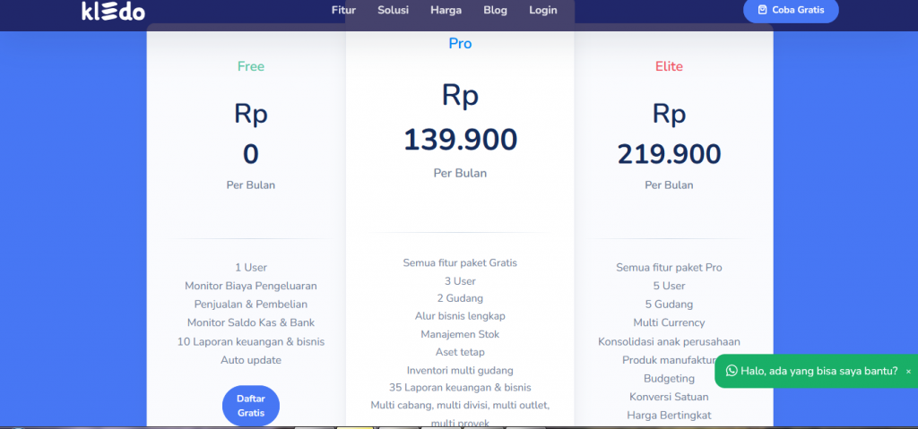 contoh promosi paket produk