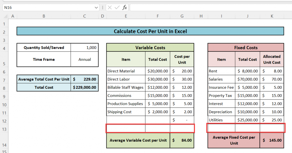 tambahkan baris baru di excel