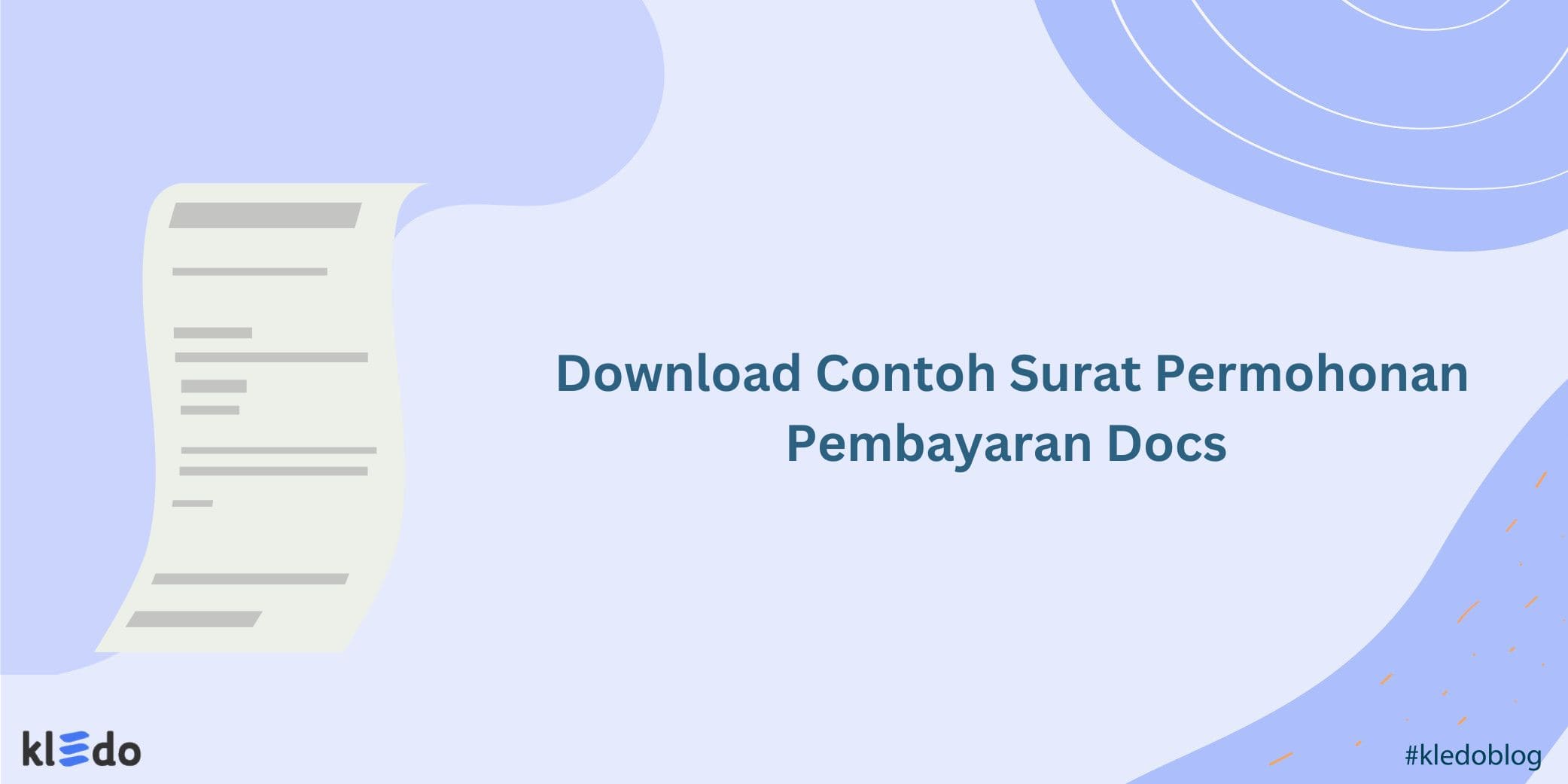 surat permohonan pembayaran