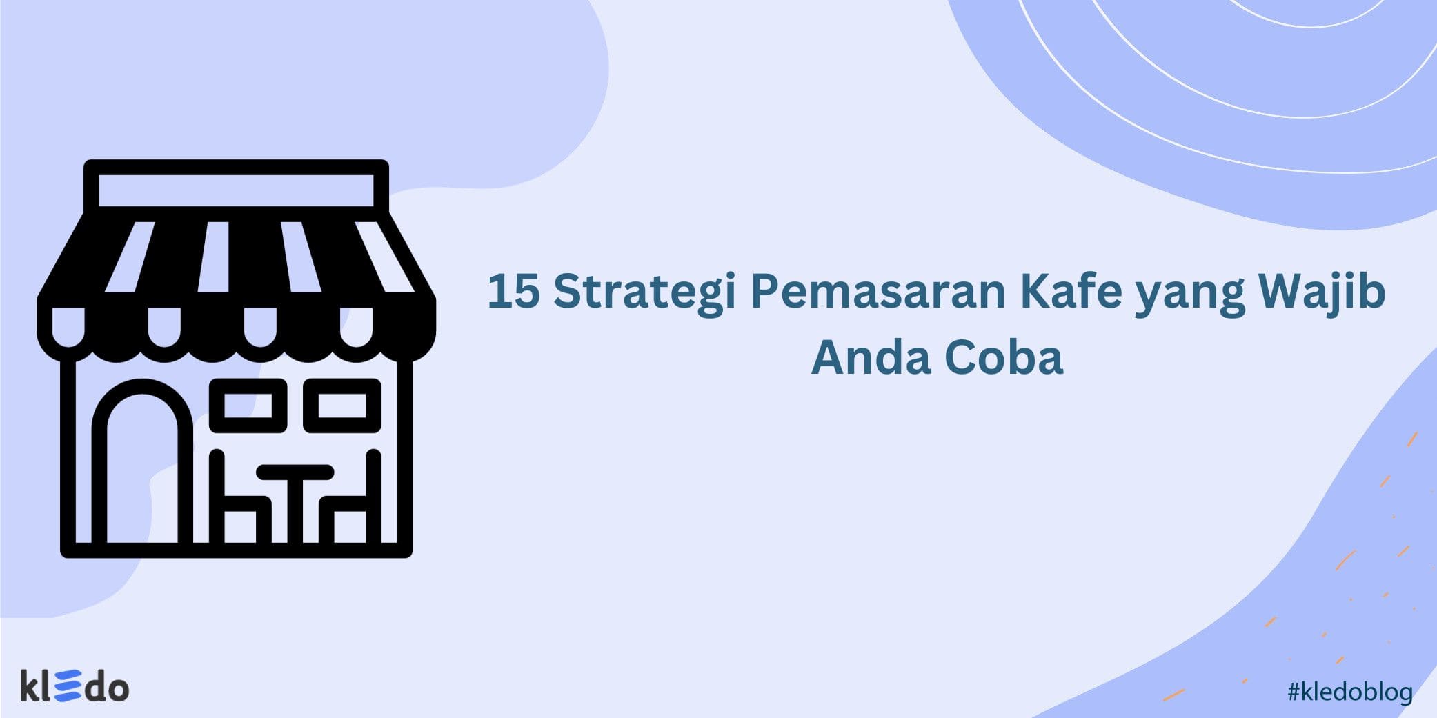 strategi pemasaran kafe banner