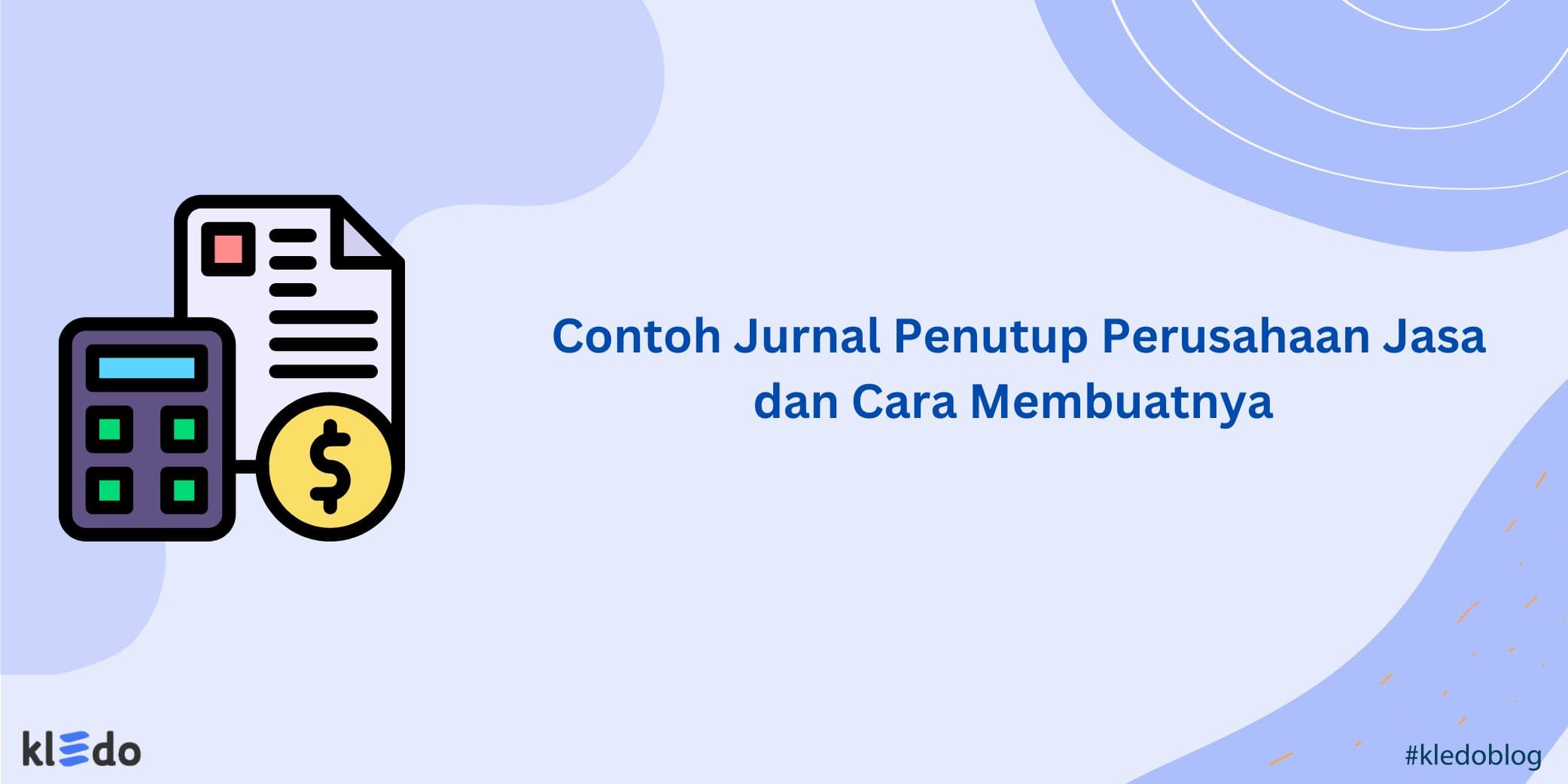 jurnal penutupan perusahaan jasa banner