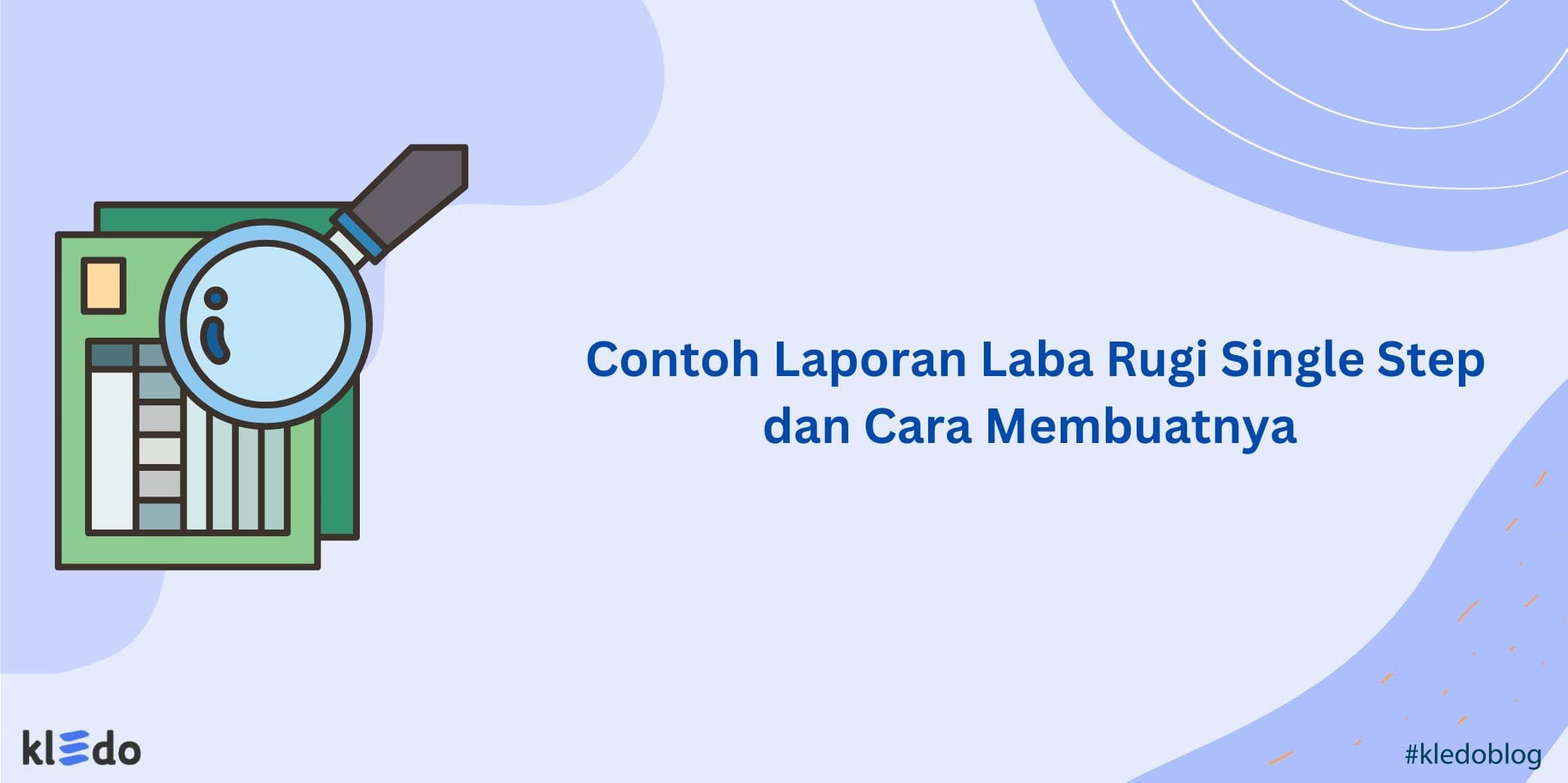 laporan laba rugi single step