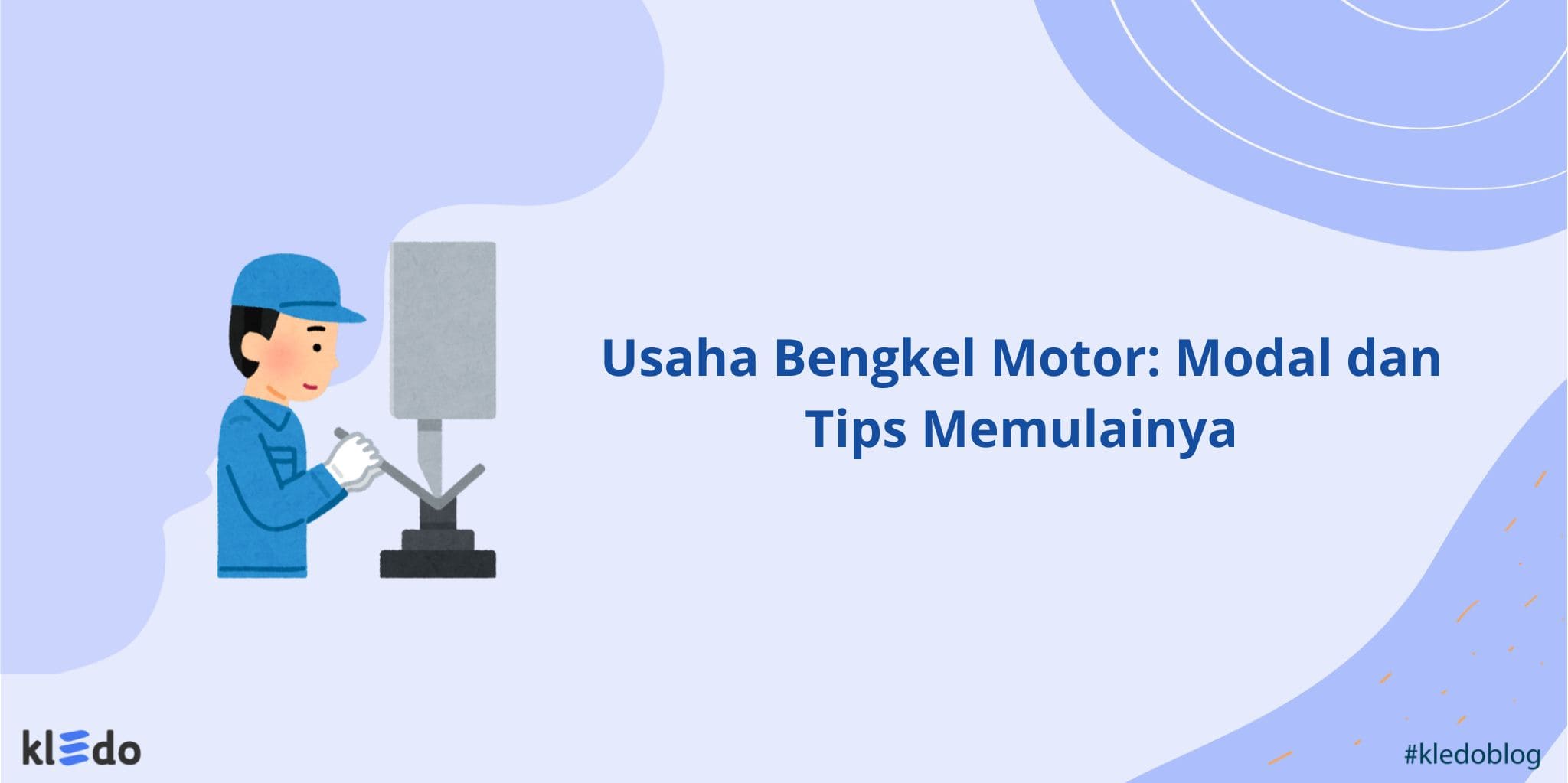 usaha bengkel motor banner