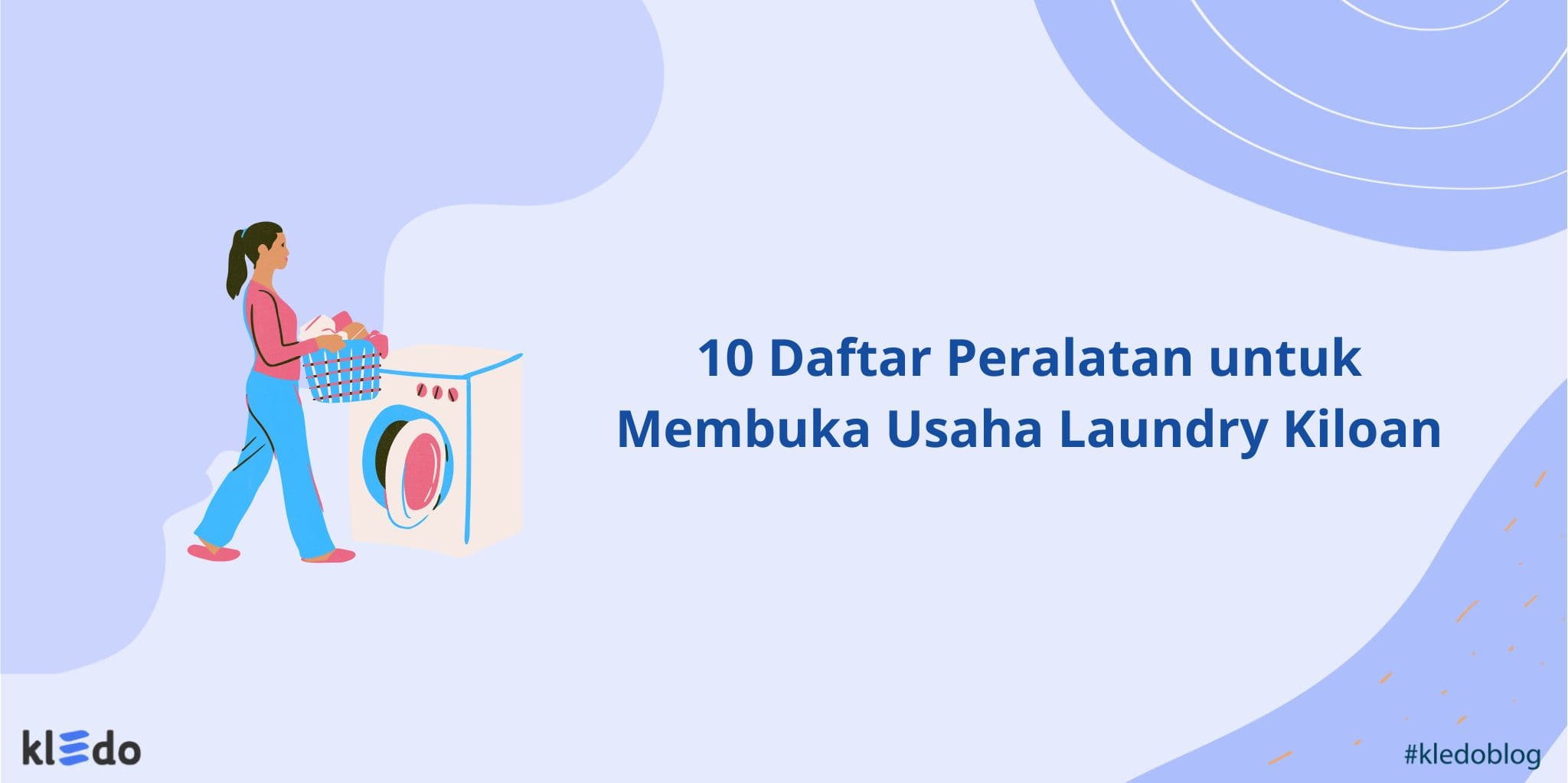 peralatan laundry usaha kiloan banner