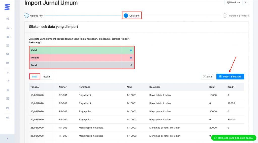 Data Jurnal Umum valid